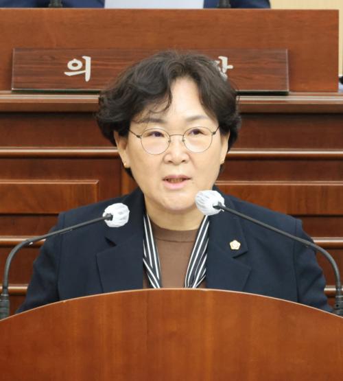 김옥랑 봉화군의원 5분 자유발언 통해 "과다한 이월 예산 구조 개선" 촉구