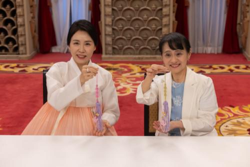 김혜경 여사, 日총리 부인과 매듭으로 맺은 인연…"한국서 다시 만나자"