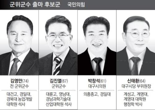 [6·3 지선 판세] 대구 군위군수…전·현직 군수 불꽃튀는 양강 구도 속 신인 2명 도전장