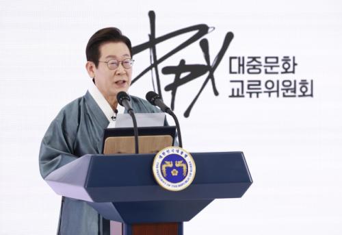 李대통령 "위대한 한글이 문화강국 대한민국의 원천"