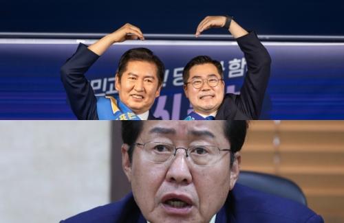 洪의 국민의힘 비판, 앞다퉈 인용한 박찬대·정청래