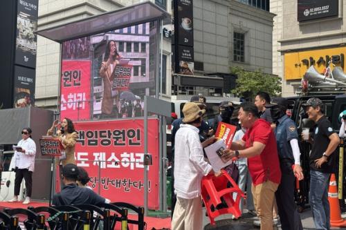 거리로 번진 친윤·친한계 계파 갈등...국힘 당사 앞 동시 집회