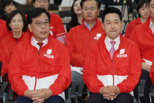 "서울 선거 오염…재선거 해야" 국힘 지도부, 일제히 '개표 중단' 촉구