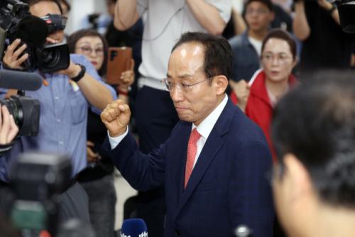 대구시장 '확실' 추경호 "성원에 감사, 따끔한 질책도 가슴에…김부겸 자주 만날 것"