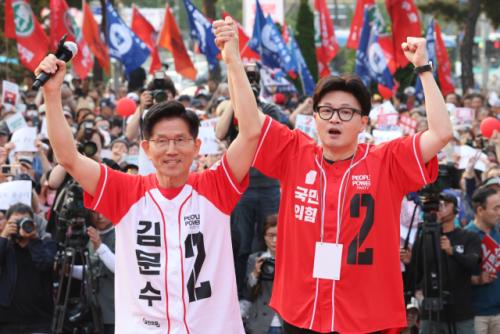 '金·韓 공동유세' 나서자 배현진 등 친한계 대거 선대위 합류