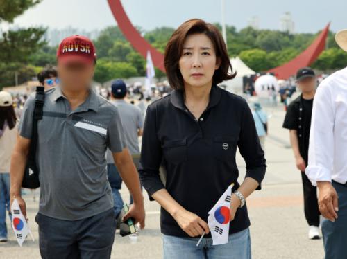 나경원, 경찰 '잠실 개표소' 진입 시도에 "불순한 의도, 즉각 멈추라"