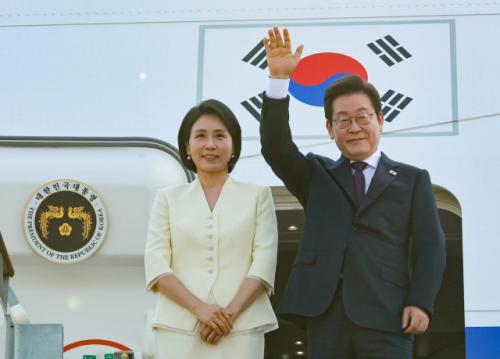 李대통령, 한미 정상회담 위해 미국행…일본 일정 마치고 출국