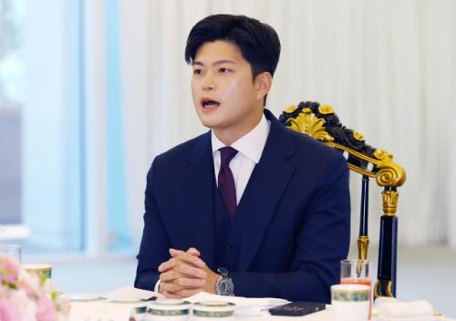 野지도부 김용태·송언석, 李대통령 오찬, 협치 및 견제 발언