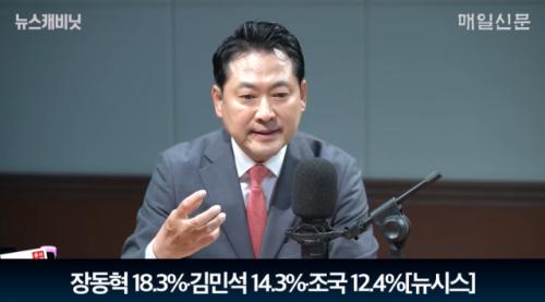 장동혁, 차기 대통령 적합도 1위 기쁘냐 물었더니