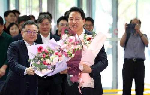 '대역전' 오세훈, 5선 금자탑…산적한 현안 풀고 '대권꿈' 키우나