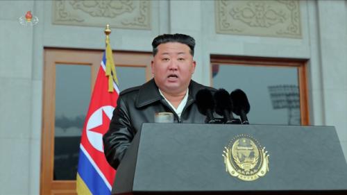 북한, 대구경 방사포 시험사격…김정은 "공격력 극대화"