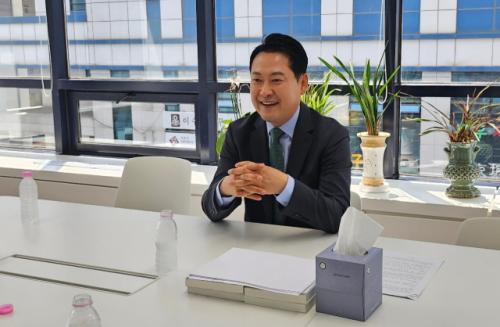 [인터뷰] 장동혁 "결선투표 없이 1위로 당 대표 될 것"