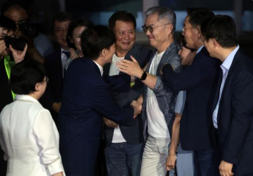 '광복절 특사' 최강욱, 민주당 교육연수원장 임명