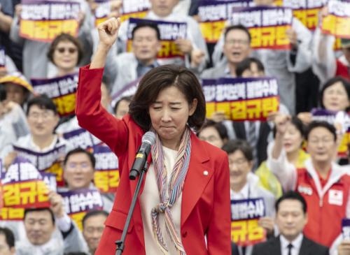 나경원 "계엄 알고도 방조한 민주당은 내란공범…김민석 몇달전부터 계엄 운운"