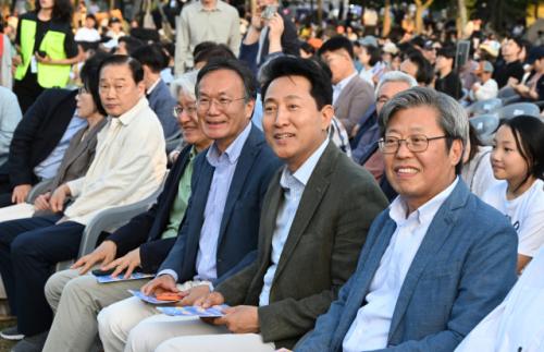 오세훈 시장, 원내 의원들과 연쇄 회동… 여의도 우호 세력 확대 행보