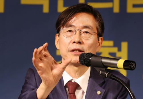 조경태 "당 대표 되면 李대통령과 산업부 대구 이전 본격 논의"
