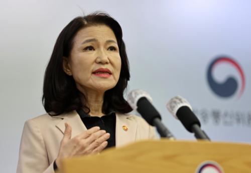 이진숙, 방송미디어통신위 설치법 정면 비판 "위인폐관·표적입법"