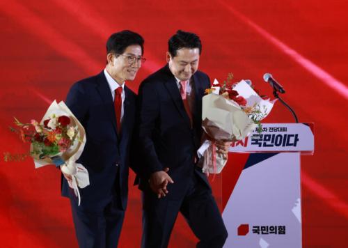 與, 신임 대표 선출한 국힘에 "'내란의힘' 자처…의례적 축하도 건네기 어려워"